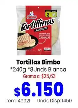 Mercamio Bimbo tortillinas oferta