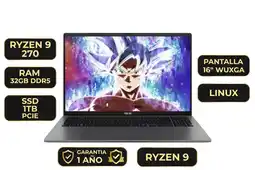 Falabella VIVOBOOK M3607HA AMD RYZEN 9 270, DDR5 32GB, SSD 1TB, PANTALLA 16" WUXGA, GRIS OSCURO oferta