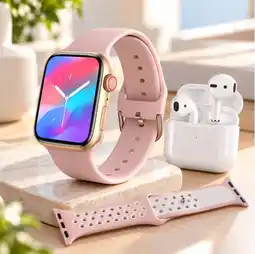 Falabella COMBO RELOJ INTELIGENTE SMARTWATCH T900 AUDÍFONOS AIRPRO2 oferta