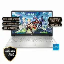 Falabella PORTATIL 15-FD0354LA INTEL CORE 5 120U RAM 8GB DDR5 5200 SSD 512GB SSD PCIe, 15.6" FHD oferta