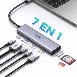 Falabella Adaptador Multipuerto 7 en 1 / Hub Hdmi USB-C 4K 3.260Hz Tf 100W oferta
