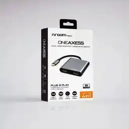Falabella Adaptador HDMI dual 4 en 1 Argom One Axess A00651 oferta
