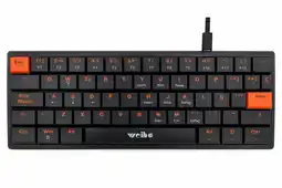 Falabella Teclado Mecánico 60% Weibo WB‑777 Switch Rojo, USB, Compacto Gamer oferta