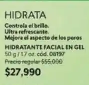 Cyzone Hidratante facial en gel cód. 06197 oferta