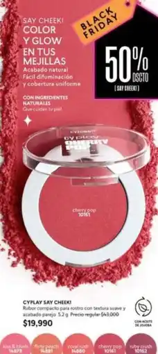 Cyzone Piel - cyplay say cheek! color y glow en tus mejillas oferta