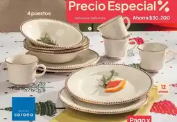 Nova Venta Corona - vajilla oferta