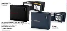 Cyzone Billetera mauricio / billetera liam c ód. 35302 / c ód. 35308 oferta