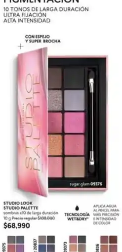 Cyzone Super - studio look studio palette sombras x10 de larga duración oferta