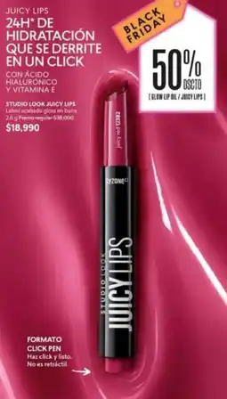 Cyzone Listo - juicy lips 24h de hidratación que se derrite en un click oferta