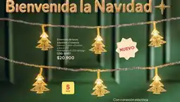 Nova Venta Extensión de luces árbolitos 5 metros oferta