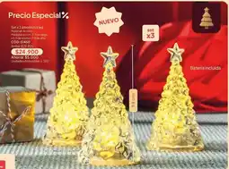 Nova Venta Especial - set 3 árboles navideños oferta