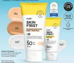 Cyzone Seal - protector solar facial mate - tono claro oferta