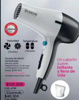 Nova Venta Suave - secador de cabello gama breeze oferta
