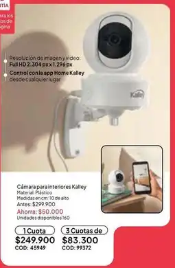 Nova Venta Kalley - cámara para interiores oferta