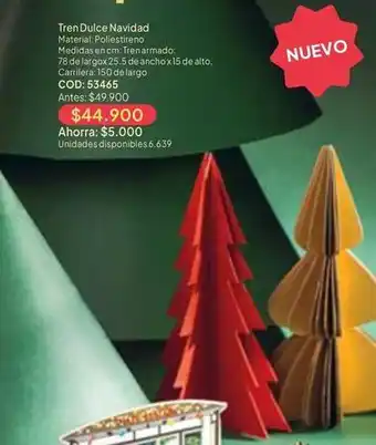 Tren dulce navidad cod: 53465
