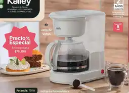 Nova Venta Kalley - cafetera de vidrio oferta