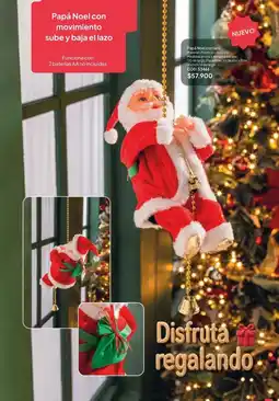 Nova Venta Noel - papá con movimiento sube y baja el lazo oferta