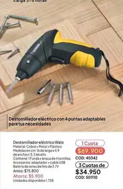 Nova Venta Destornillador el uevo walo oferta