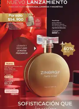 Nova Venta Natura - zinergy aura gold eau de parfum oferta