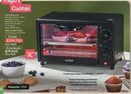 Nova Venta Control - home walo horno eléctrico 9l oferta