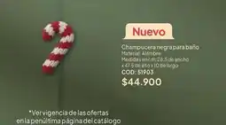 Nova Venta Champucera negra para baño cod: 51903 oferta