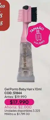 Nova Venta Leo - gel ponto baby hair x 10ml cod: 51844 oferta