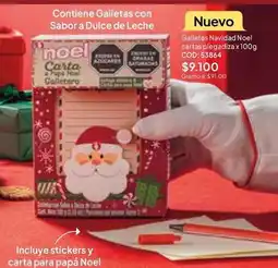Nova Venta Noel - galletas navidad cartas plegadiza cod: 53864 oferta