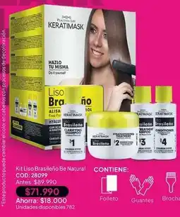 Nova Venta Alisa - kit liso brasileño be natural cod: 28099 oferta