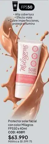 Nova Venta Solar - protector solar facial con color fps50 x 40ml cod: 40891 oferta