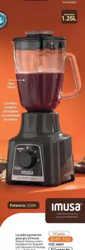 Nova Venta Imusa - licuadora power mix oferta