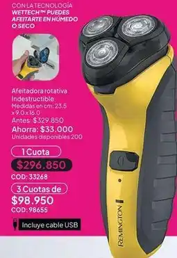 Nova Venta Remington - afeitadora rotativa indestructible oferta