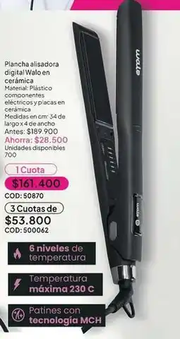 Nova Venta Máxima - plancha alisadora digital en cerámica oferta