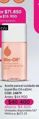 Nova Venta Bio oil - aceite para el cuidado de la piel x 60ml oferta