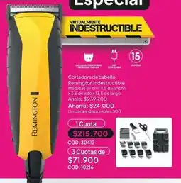 Nova Venta Remington - cortadora de cabello indestructible oferta