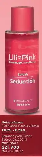 Nova Venta Lili pink - splash seducción oferta