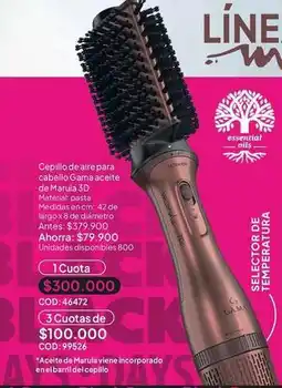 Nova Venta 3d - cepillo de aire para cabello gama aceite de marula 3d oferta