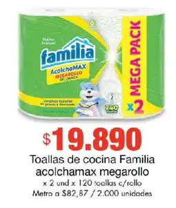Metro Familia toallas de cocina acolchamax megarollo oferta