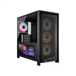 Falabella Chasis Gamer FRAME 4000D LCD RS Negro de Calidad Premium con Pantalla oferta
