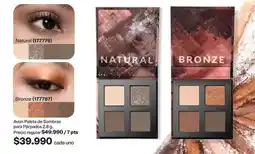 Avon Avon - paleta de sombras natural / bronze (177776) / (177787) oferta