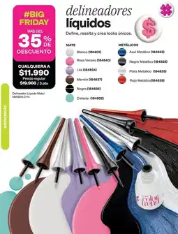 Avon Celeste - delineadores líquidos oferta