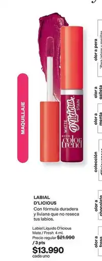 Avon Avon - labial d'licious oferta