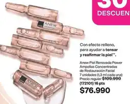 Avon Anew - piel renovada power ampollas concentradas de restauración facial (172101) oferta