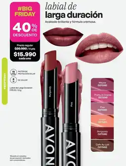 Avon Avon - labial de larga duración oferta