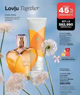 Avon Avon - lovlu together perfume + body lotion oferta
