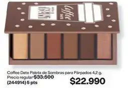 Avon Coffee date paleta de sombras para párpados 4,2 g. (244914) oferta