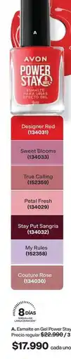Avon Avon - power stay nail polish oferta