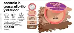 Avon L'oréal - polvo compacto mate a prueba de agua fps 12 / 8g oferta