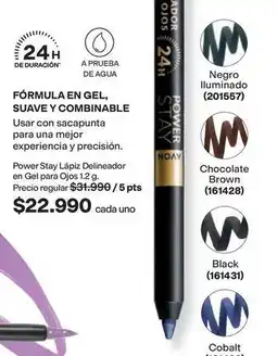 Avon Avon - power stay lápiz delineador en gel para ojos oferta