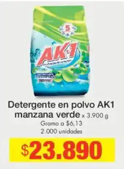 Metro Detergente en polvo AK1 manzana verde oferta