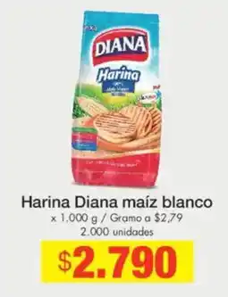 Metro Harina Diana maíz blanco oferta